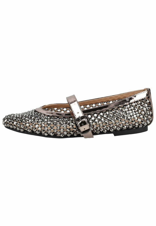 ALMA EN PENA Ballerinas Lederimitat/Textil Pewter