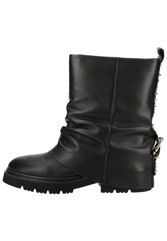 ALMA EN PENA Stiefel Leder Schwarz