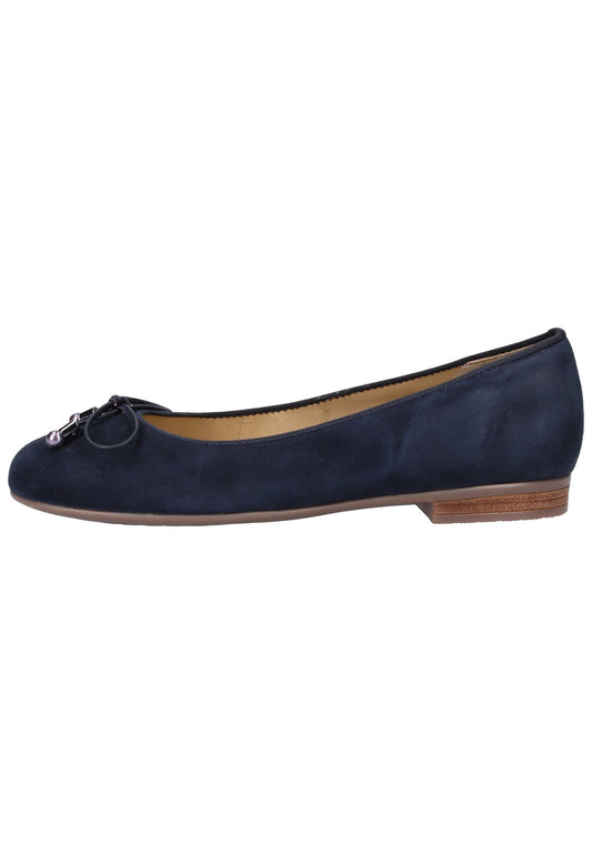 ara Ballerinas Leder Blau