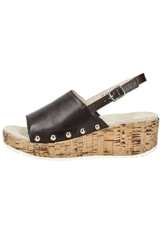 ara Sandalen Glattleder Mocca