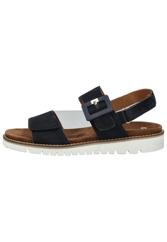 ara Sandalen Leder Blau