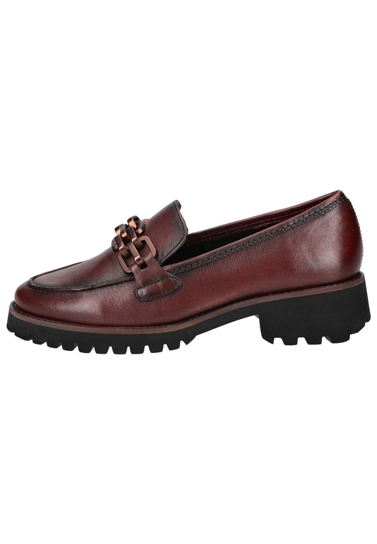 ara Slipper Glattleder Marone