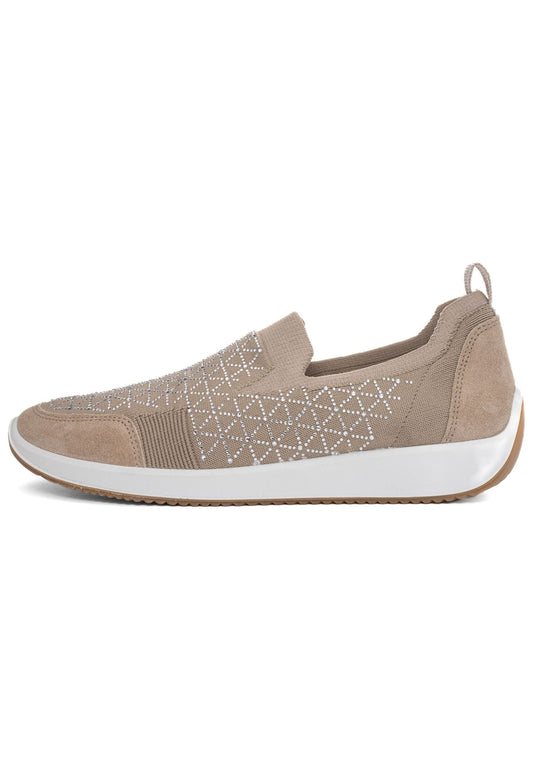 ara Slipper Textil Beige