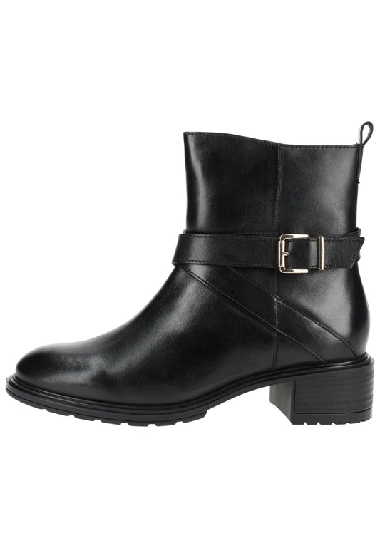 ara Stiefelette Leder Schwarz Warmfutter