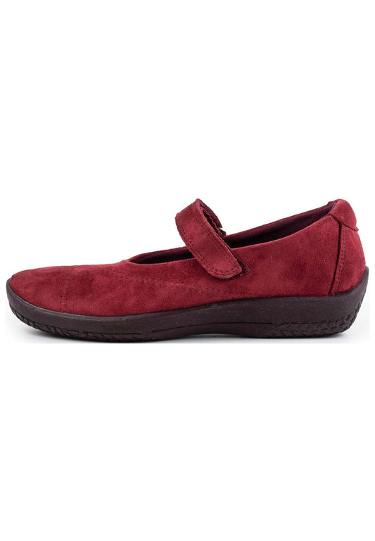 ARCOPEDICO Ballerinas Lederimitat Bordeaux