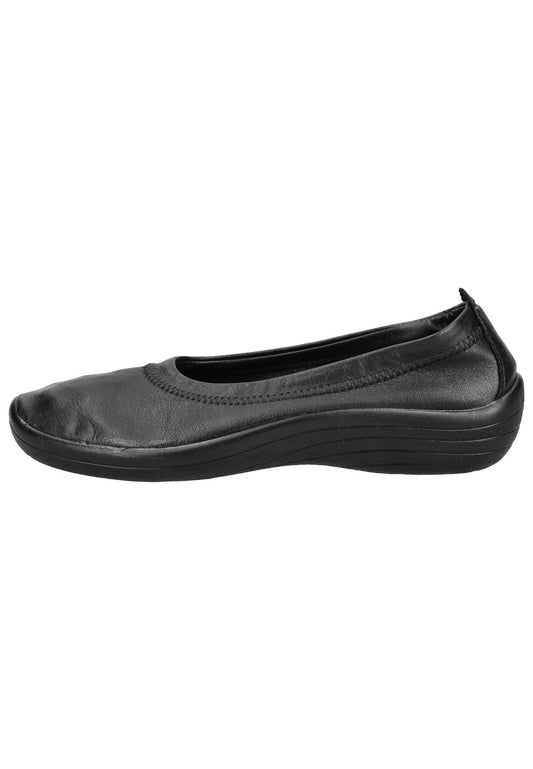 ARCOPEDICO Ballerinas Lederimitat Schwarz/Schwarz