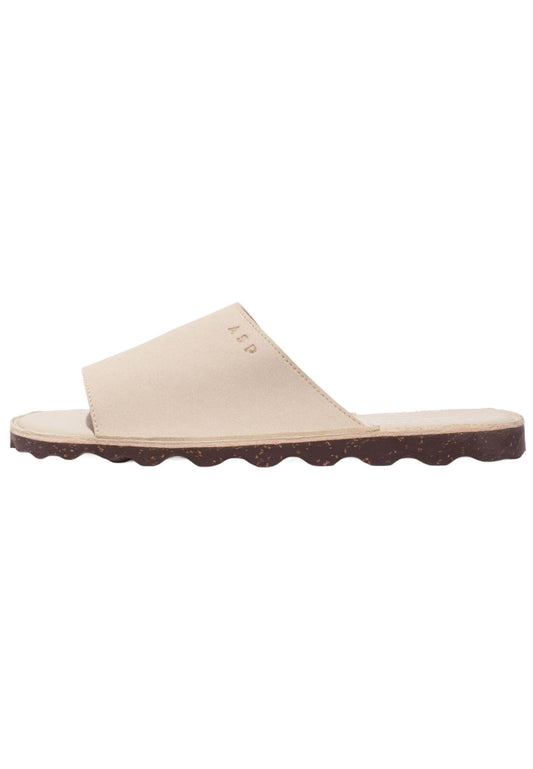 ASPORTUGUESAS Pantoletten Lederimitat Beige