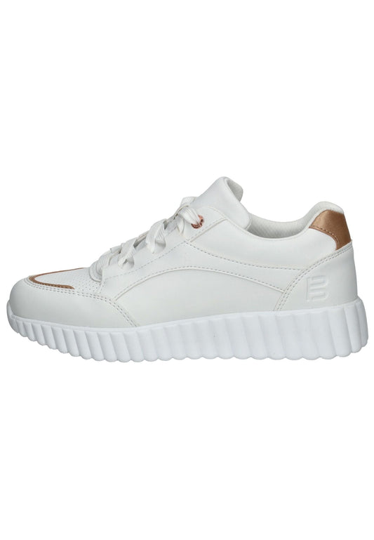 Bagatt Sneaker Lederimitat Weiß/Gold