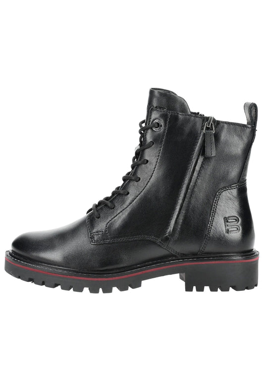 Bagatt Stiefelette Lederimitat Schwarz Warmfutter