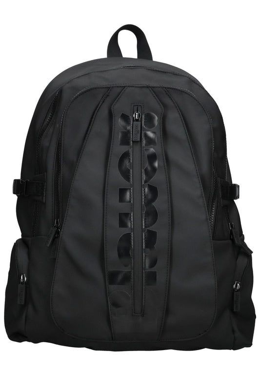 Blauer Taschen Textil Schwarz