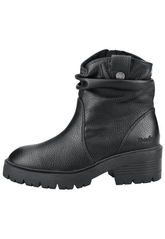 Blowfish Stiefelette Lederimitat Schwarz Warmfutter