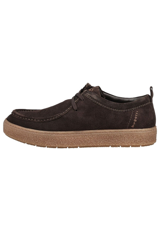 Bugatti Halbschuhe Veloursleder Dunkelbraun
