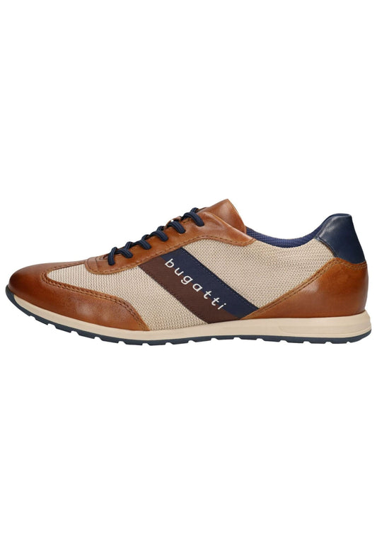 Bugatti Sneaker Leder/Textil Braun/Beige