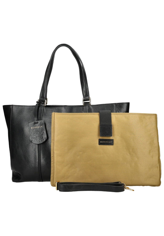 BURKELY Taschen Leder Schwarz
