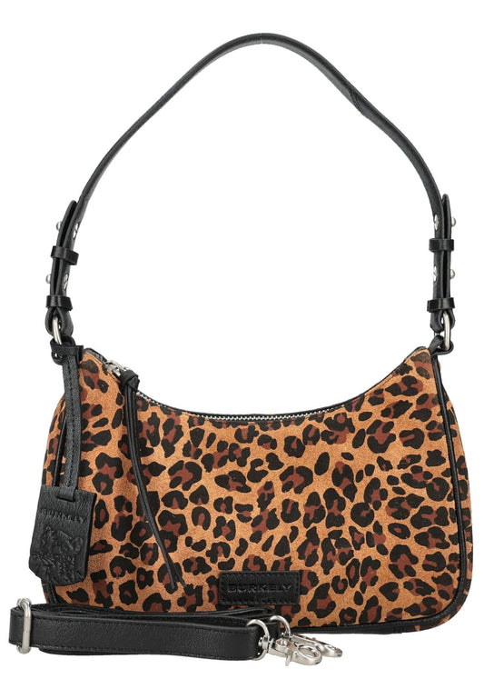 BURKELY Taschen Veloursleder Leopard