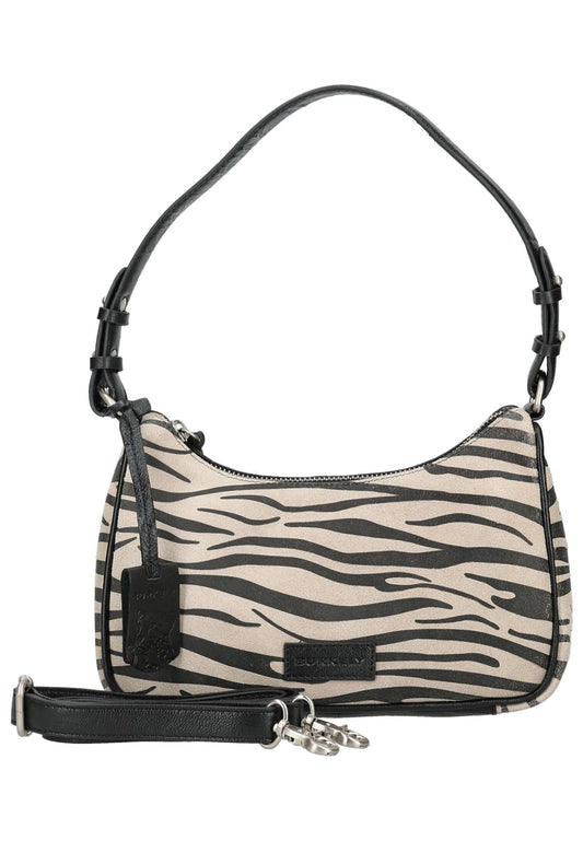 BURKELY Taschen Veloursleder Zebra