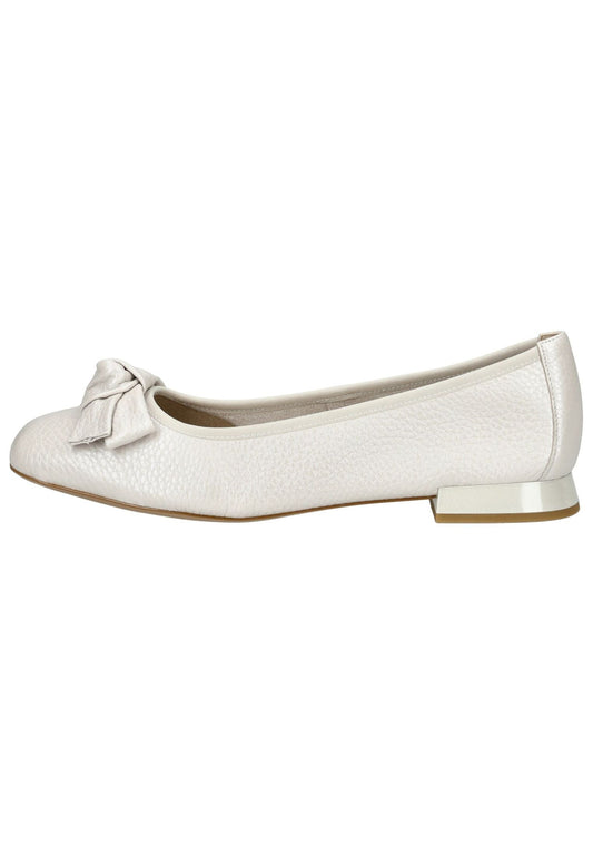 Caprice Ballerinas Leder Beige