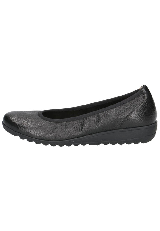 Caprice Ballerinas Leder Schwarz