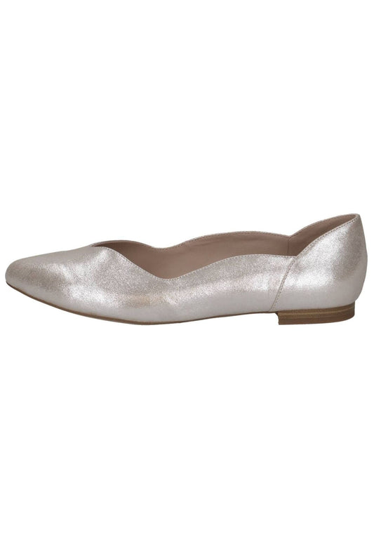 Caprice Ballerinas Leder Taupe