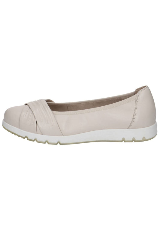 Caprice Ballerinas Nappaleder Weiß