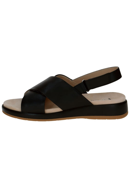 Caprice Sandalen Nappaleder Schwarz