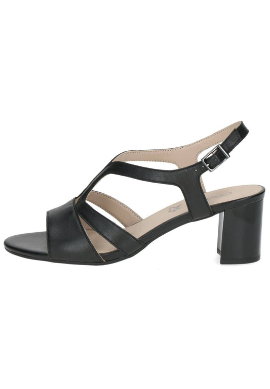 Caprice Sandalen Nappaleder Schwarz