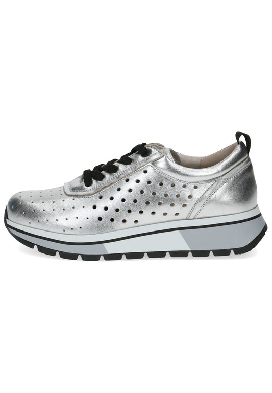 Caprice Sneaker Leder Silber
