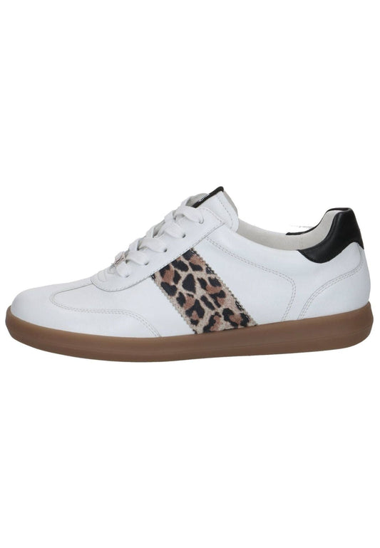 Caprice Sneaker Leder Weiß/Braun