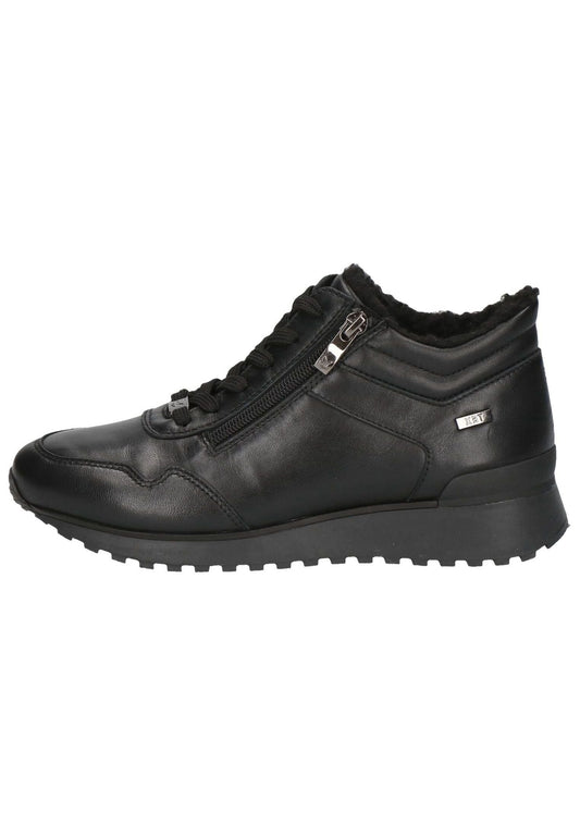 Caprice Sneaker Nappaleder Schwarz Warmfutter