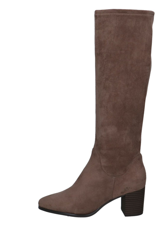 Caprice Stiefel Veloursleder Cafe