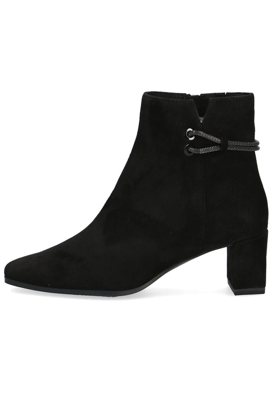 Caprice Stiefelette Leder Schwarz