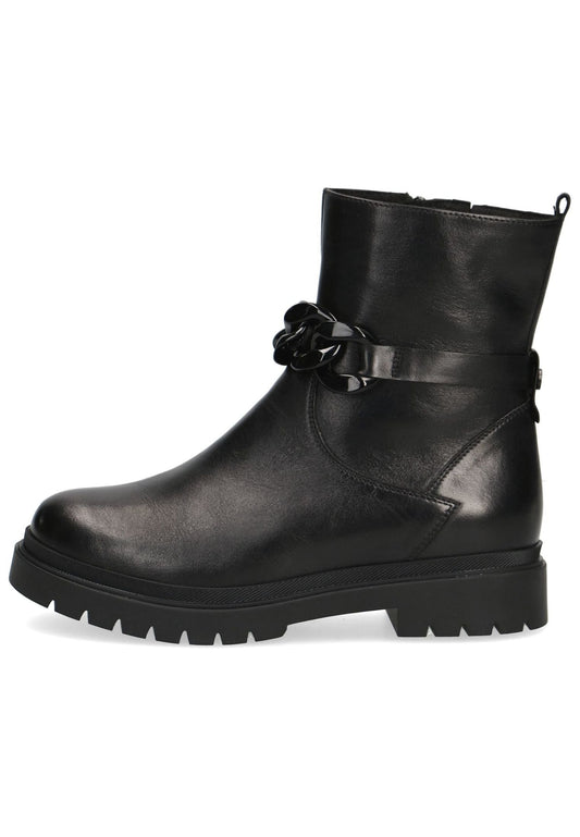 Caprice Stiefelette Leder Schwarz