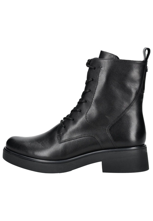 Caprice Stiefelette Leder Schwarz/Schwarz Warmfutter