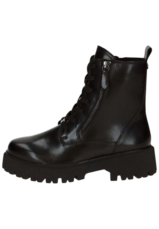Caprice Stiefelette Leder Schwarz Warmfutter