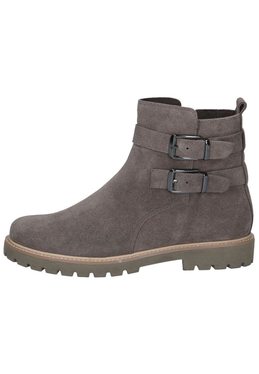 Caprice Stiefelette Leder Taupe