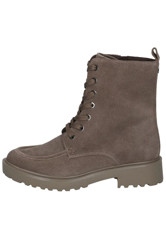 Caprice Stiefelette Leder Taupe