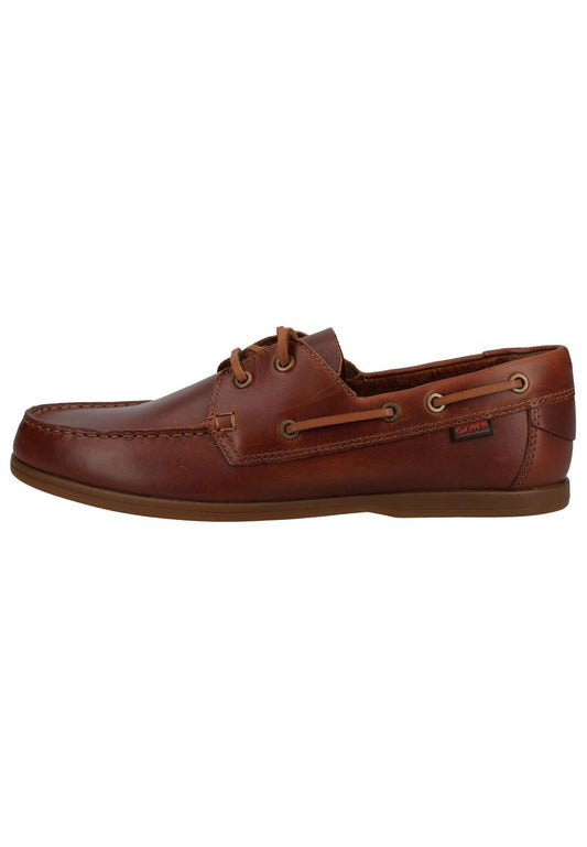 Clarks Halbschuhe Leder Tan
