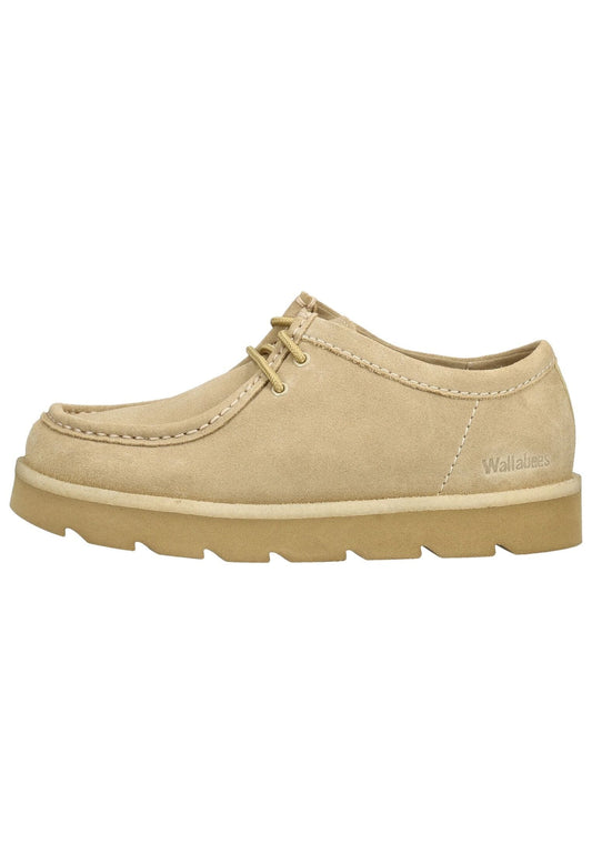 Clarks Halbschuhe Veloursleder Beige