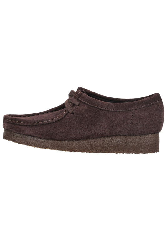 Clarks Halbschuhe Veloursleder Chocolate