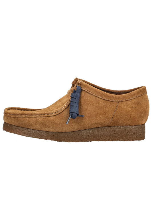 Clarks Halbschuhe Veloursleder Mittelbraun