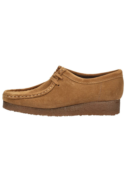 Clarks Halbschuhe Veloursleder Mittelbraun
