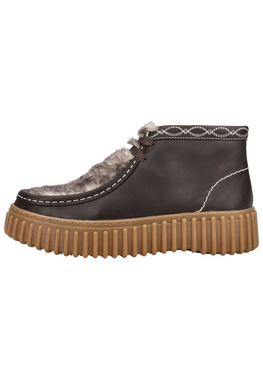 Clarks Stiefelette Leder Dunkelbraun