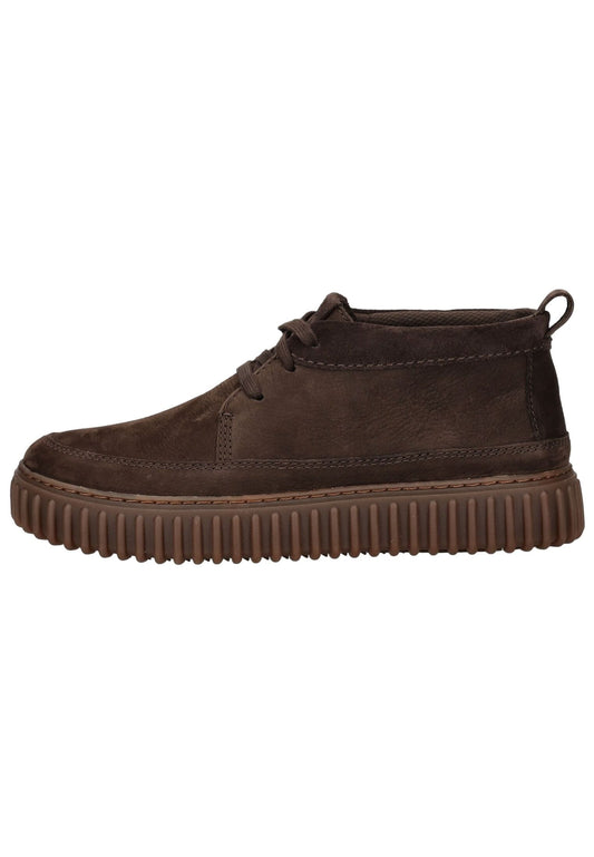 Clarks Stiefelette Nubukleder Dunkelbraun