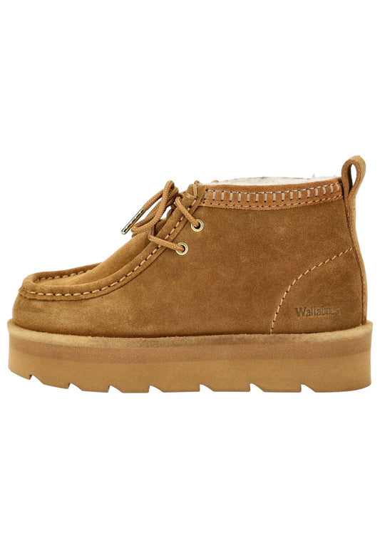 Clarks Stiefelette Veloursleder Braun Warmfutter