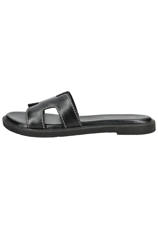 CopenhagenShoes Pantoletten Leder Schwarz/Schwarz