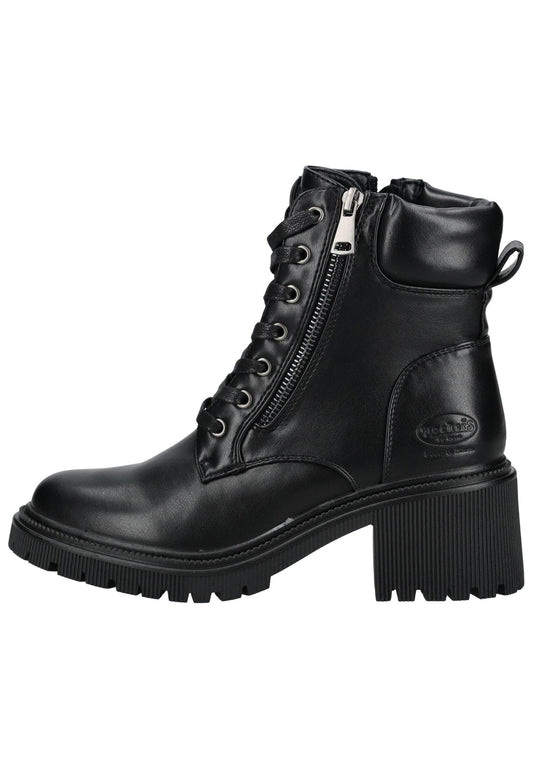Dockers Stiefelette Lederimitat Schwarz