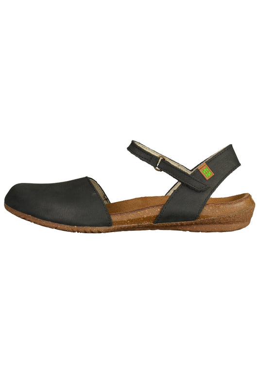 El Naturalista Sandalen Leder Schwarz