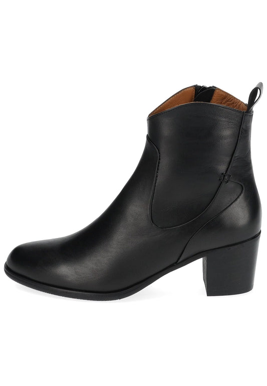 Everybody Stiefelette Glattleder Schwarz