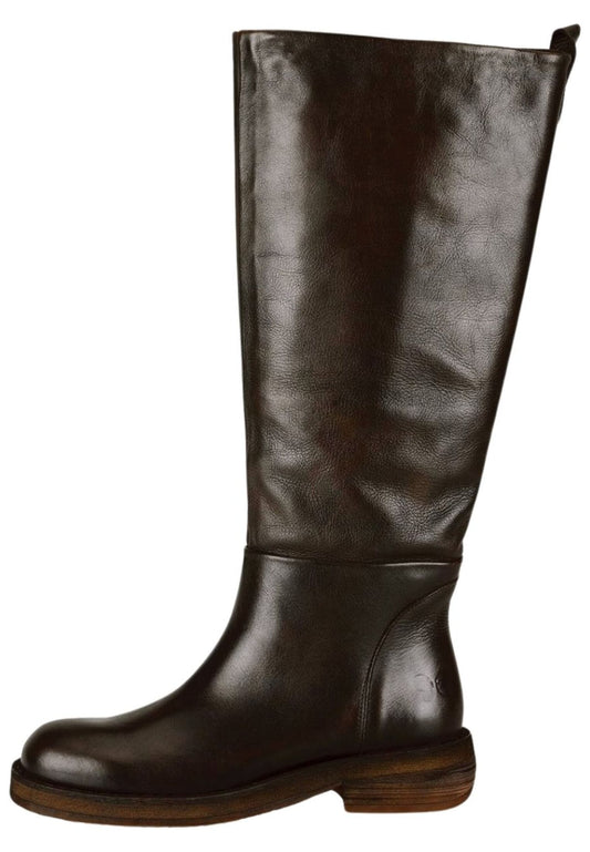 FELMINI Stiefel Leder Dunkelbraun