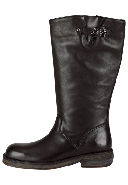 FELMINI Stiefel Leder Schwarz